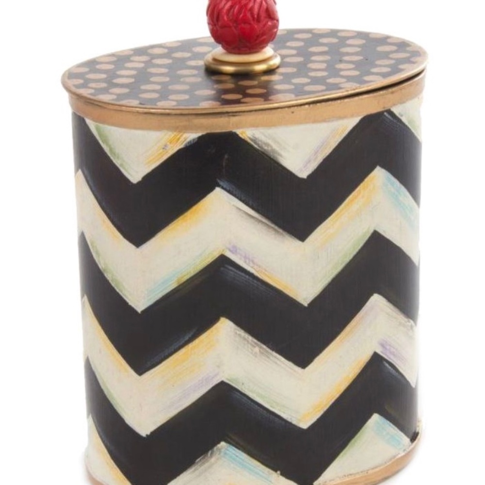 MACKENZIE-CHILDS Zig Zag Cotton Box